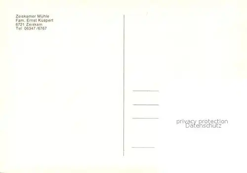 AK / Ansichtskarte Zeiskam Zeiskamer Muehle Zeiskam