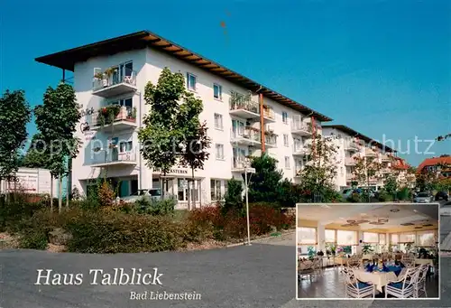 AK / Ansichtskarte Bad_Liebenstein Service Wohnanlage Haus Talblick Speisesaal Bad_Liebenstein