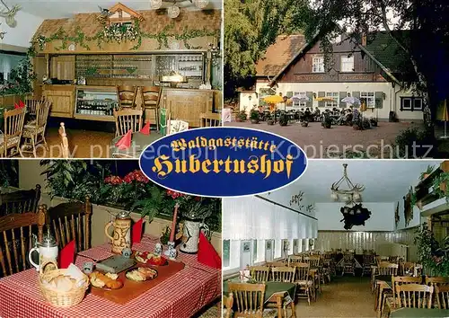 AK / Ansichtskarte Bad_Liebenstein Waldgaststaette Hubertushof Restaurant Biergarten Bad_Liebenstein