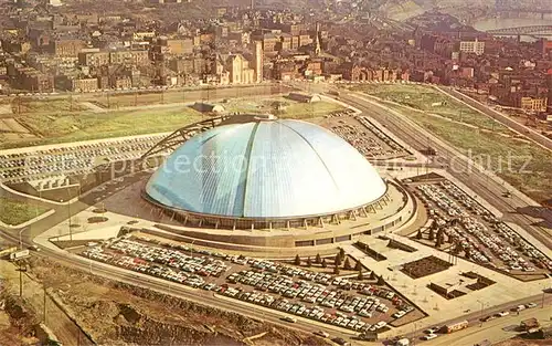 AK / Ansichtskarte Pittsburgh New Civic Auditorium Fliegeraufnahme Pittsburgh