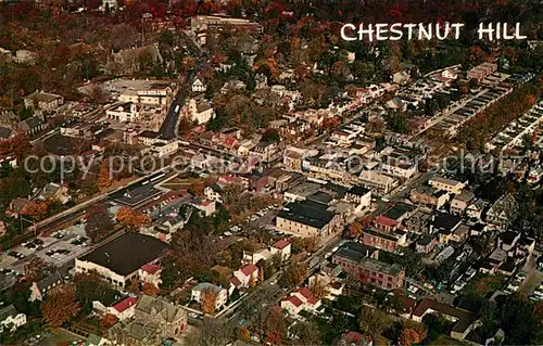 AK / Ansichtskarte Philadelphia_Pennsylvania Aerial view of Chestnut Hill Philadelphia_Pennsylvania