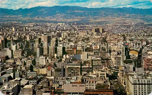 AK / Ansichtskarte Mexico_City Vista panoramica desde La Torre Latino Americana mirando hacia el Poniente Air view Mexico City