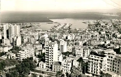 AK / Ansichtskarte Alger_Algerien Les Hauts dAlger et le Port Vue aerienne Alger Algerien