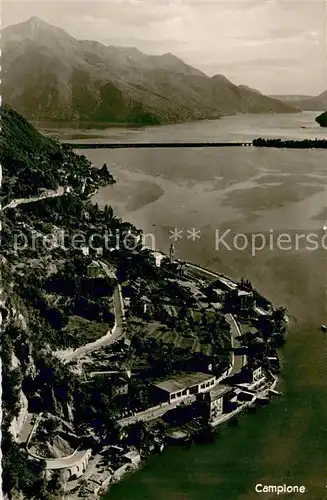 AK / Ansichtskarte Campione Fliegeraufnahme Campione