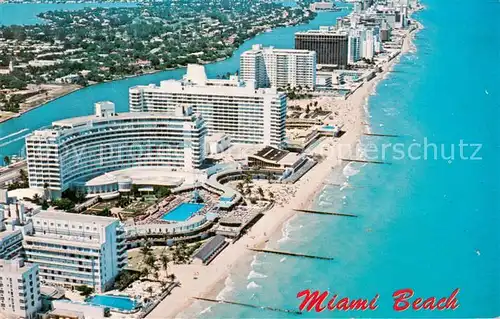AK / Ansichtskarte Miami_Beach Fliegeraufnahme 