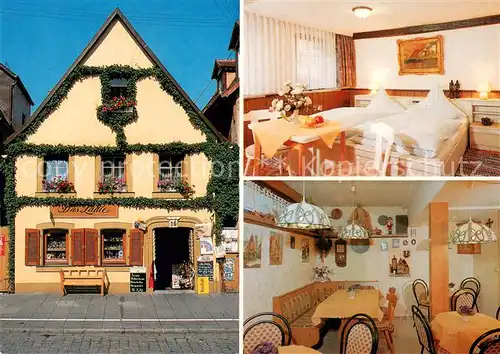 AK / Ansichtskarte Rothenburg_Tauber Das Laedle Geschenkartikel Souvenirs Fremdenzimmer Gastraum Rothenburg Tauber