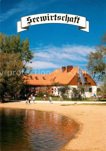 AK / Ansichtskarte uebersee Seewirtschaft am Chiemsee uebersee