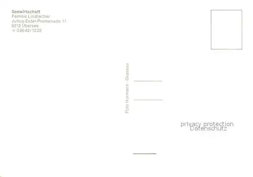 AK / Ansichtskarte uebersee Seewirtschaft am Chiemsee uebersee