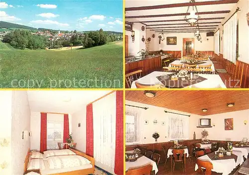 AK / Ansichtskarte Waldthurn Schutzhaus Fahrenberg Gasthaus Pension Landschaftspanorama Waldthurn