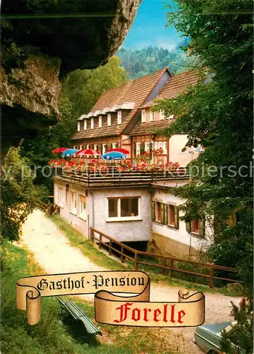 AK / Ansichtskarte Weihersmuehle_Weismain Gasthof Pension Forelle im Kleinziegenfelder Tal Weihersmuehle_Weismain