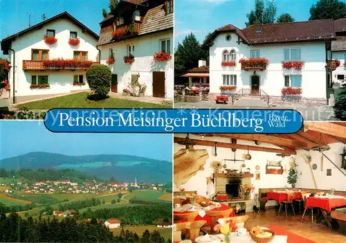 AK / Ansichtskarte Buechlberg Pension Meisinger Restaurant Panorama Buechlberg