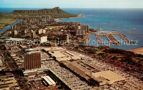 AK / Ansichtskarte Honolulu Ala Moana Center Air view 