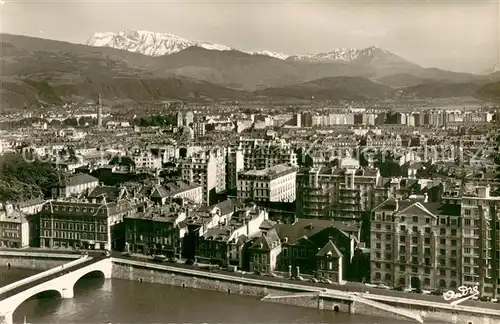 AK / Ansichtskarte Grenoble Vue generale aerienne  Grenoble