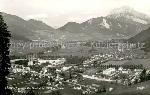 AK / Ansichtskarte Admont_Steiermark Fliegeraufnahme mit Gr Buchstein Admont_Steiermark