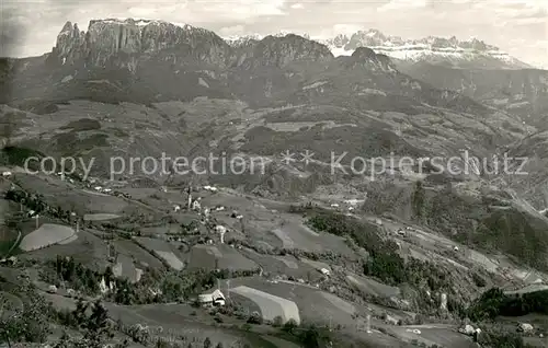 AK / Ansichtskarte Unterinn_am_Ritten_Suedtirol Fliegeraufnahme mit Dolomiten Unterinn_am