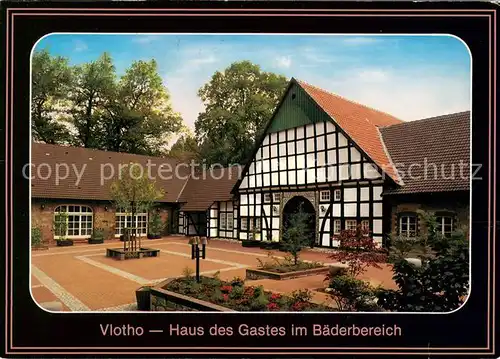 AK / Ansichtskarte Vlotho Haus des Gastes im Baederbereich Vlotho