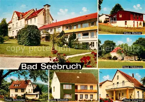 AK / Ansichtskarte Vlotho Kursanatorium Bad Seebruch Haus Reitner Haus Hollmann Haus Schroeder Haus Schmidt Haus Vieregge Vlotho