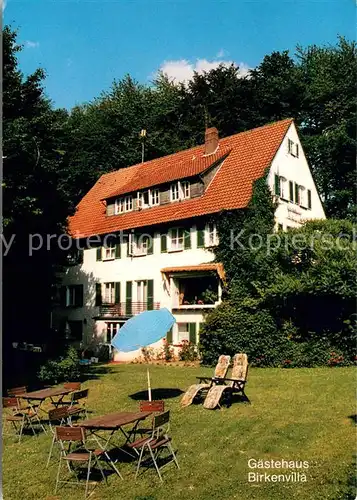 AK / Ansichtskarte Vlotho Gaestehaus Birkenvilla Vlotho