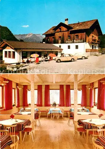 AK / Ansichtskarte Platt_Moos Gasthof Innerhuett Gaststube Platt_Moos