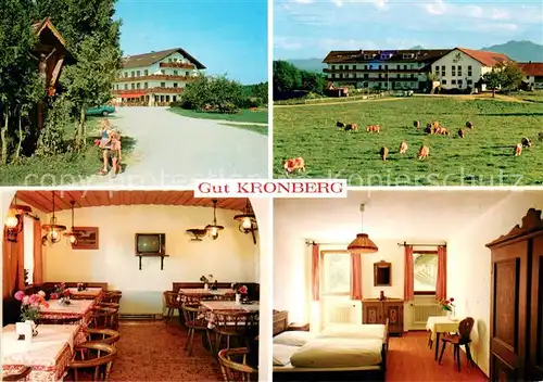 AK / Ansichtskarte Kronberg_Hoeslwang Gut Kronberg Gaststube Zimmer Wiese Kronberg Hoeslwang
