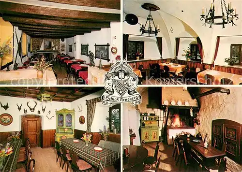 AK / Ansichtskarte Arnsberg_Eichstaett Hotel Schloss Arnsberg Restaurant Arnsberg_Eichstaett