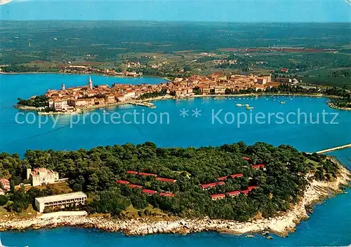 AK / Ansichtskarte Porec Fliegeraufnahme Porec