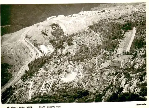 AK / Ansichtskarte Delphi_Delfi Fliegeraufnahme Delphi Delfi