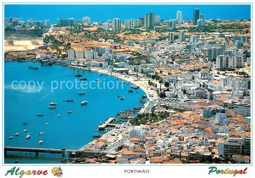 AK / Ansichtskarte Portimao Fliegeraufnahme Portimao