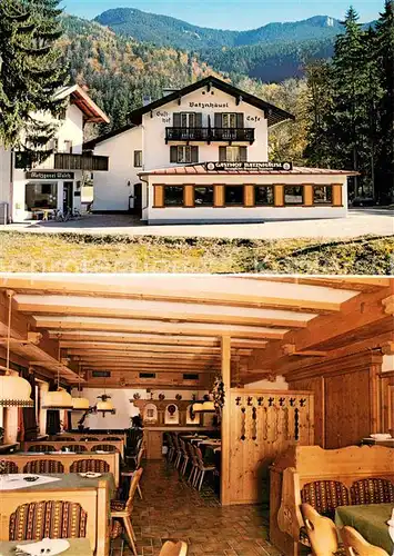 AK / Ansichtskarte Kreuth_Tegernsee Gasthof Cafe Baznhaeusl Restaurant Alpen Kreuth Tegernsee