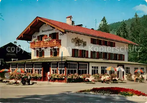 AK / Ansichtskarte Kreuth_Tegernsee Gasthof Cafe und Metzgerei Batznhaeusl Kreuth Tegernsee