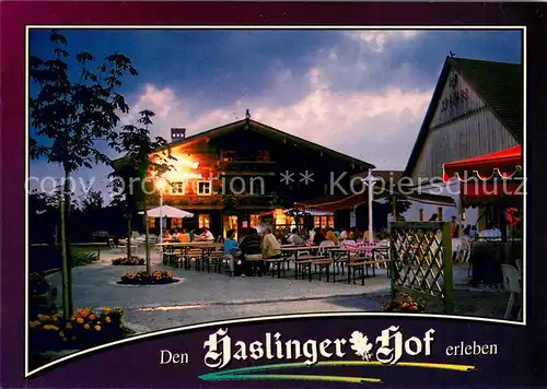 AK / Ansichtskarte Kirchham_Niederbayern Hotel Restaurant Haslinger Hof Brauhaus Biergarten Kirchham Niederbayern