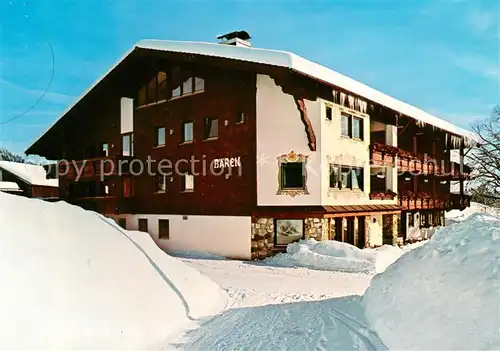 AK / Ansichtskarte Zell_Allgaeu Burghotel Baeren Zell Allgaeu