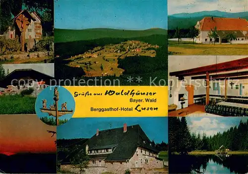 AK / Ansichtskarte Waldhaeuser_Neuschoenau Berggasthof Hotel Lusen Nationalpark Teilansichten Waldhaeuser Neuschoenau