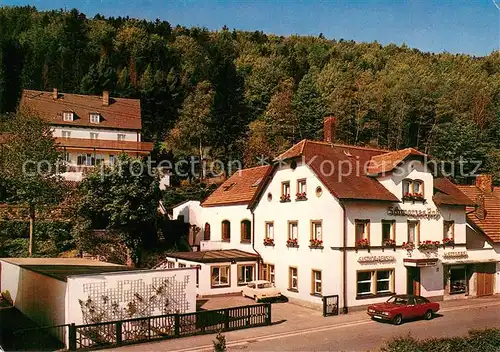 AK / Ansichtskarte Goldmuehl_Fichtelgebirge Gasthof Pension Schwarzes Ross Goldmuehl Fichtelgebirge