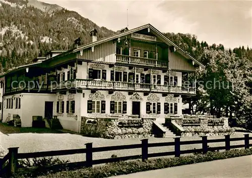 AK / Ansichtskarte Osterhofen_Bayrischzell Hotel Alpenhof Osterhofen_Bayrischzell