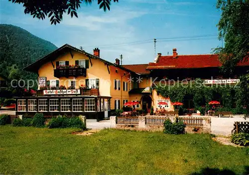 AK / Ansichtskarte Oberau_Loisach Hotel Gasthof zur Post Oberau Loisach
