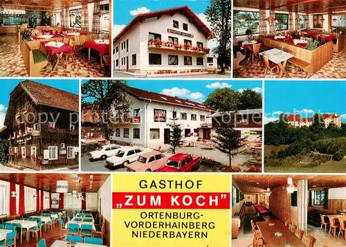AK / Ansichtskarte Vorderhainberg Gasthof Pension Zum Koch Restaurant Schloss Vorderhainberg