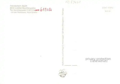 AK / Ansichtskarte Ilsank Fremdenheim Sleik Ramsauer Alpenstrasse Ilsank