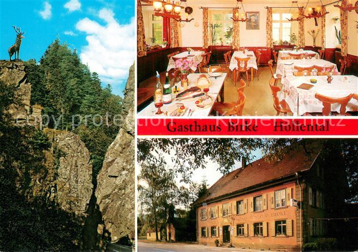 Ak Ansichtskarte Burg Kirchzarten Gasthaus Pension Zur Birke