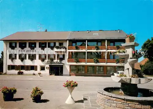 AK / Ansichtskarte Birkendorf Gasthof Pension Zum Hirschen im Schwarzwald Brunnen Birkendorf