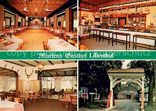 AK / Ansichtskarte Lilienthal_Bremen Murkens Gasthof Altes Wirtshaus Restaurant Festsaal Lilienthal Bremen