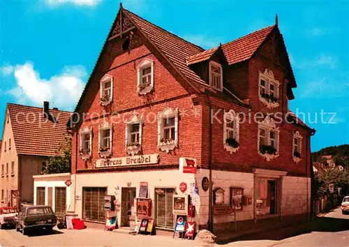 AK / Ansichtskarte Obertrubach Kaufhaus Brendel Obertrubach