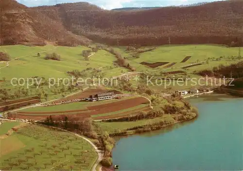 AK / Ansichtskarte Glems Stausee Hotel Fliegeraufnahme Glems