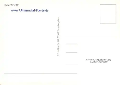 AK / Ansichtskarte Ummendorf_Boerde Fliegeraufnahme Ummendorf Boerde