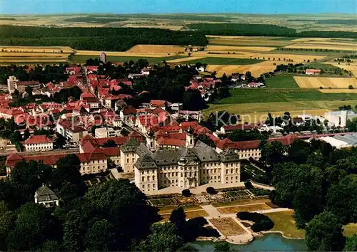 AK / Ansichtskarte Werneck Schloss Fliegeraufnahme Werneck
