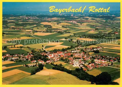 AK / Ansichtskarte Bayerbach_Rott im Niederbayrischen Baederdreieck Fliegeraufnahme Bayerbach Rott