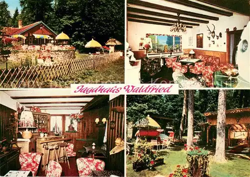 AK / Ansichtskarte Oberthulba Terrassencafe Weinstuben Jagdhaus Hexenhaus Waldfried Oberthulba
