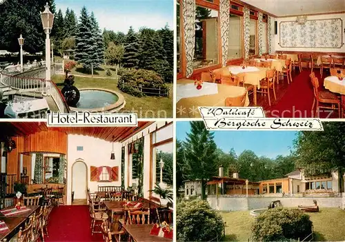 AK / Ansichtskarte Engelskirchen Hotel Restaurant Waldcafe Bergische Schweiz Engelskirchen