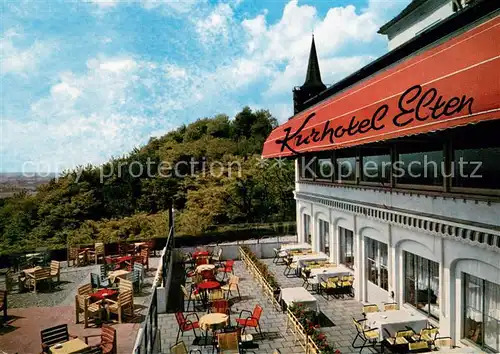 AK / Ansichtskarte Elten Kurhotel Restaurant Terrasse Elten