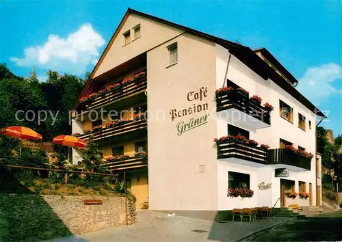 AK / Ansichtskarte Obertrubach Cafe Pension Gruener Obertrubach